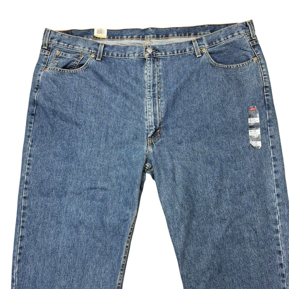 Levis 550 Mens Jeans 52x29 Relaxed Fit Tapered Leg Medium Wash Denim NWT - Picture 2 of 10
